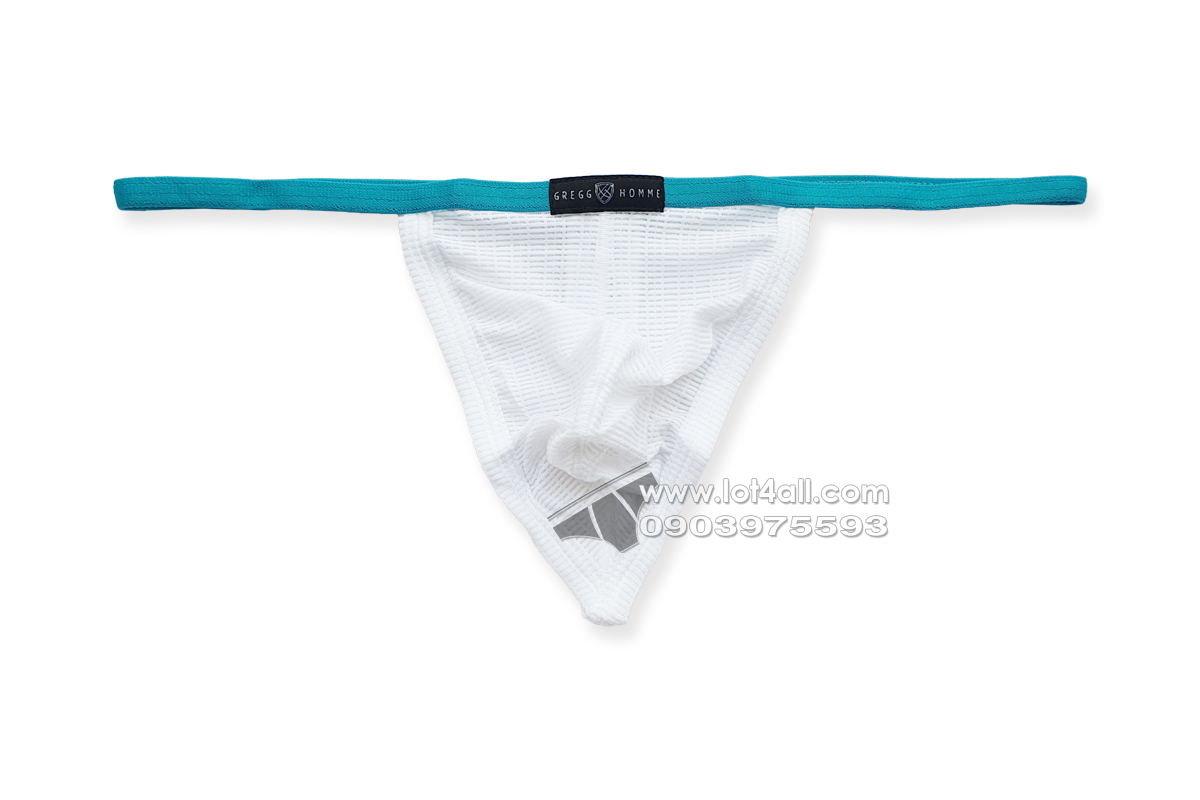 Quần lót nam Gregg Homme Xcite Micro Modal Jacquard Thong White