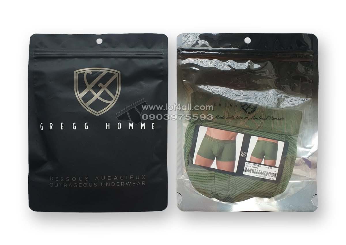 Quần lót nam Gregg Homme 152455 Xcite Micro Modal Boxer Brief Khaki