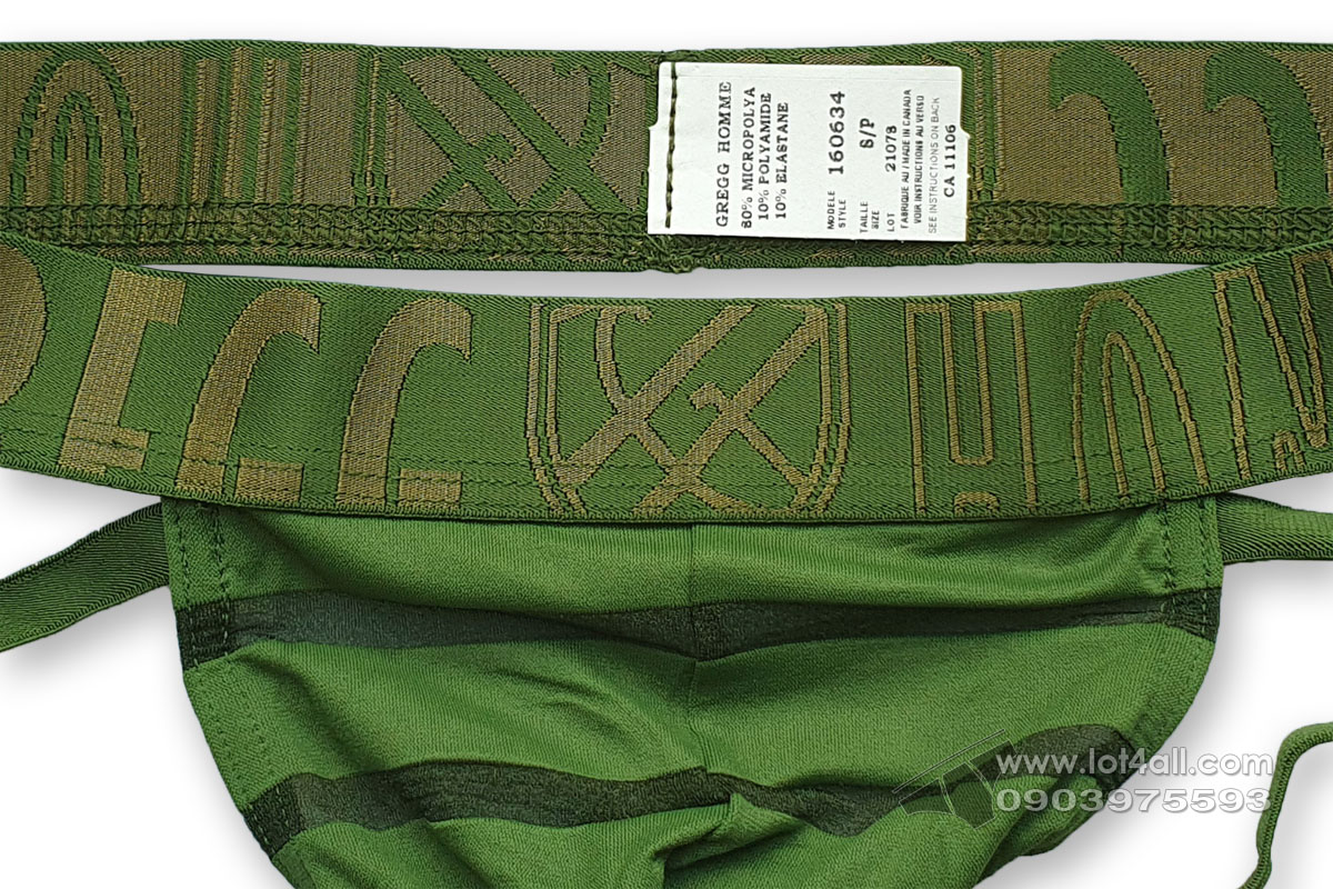 Quần lót nam Gregg Homme 160634 Encore+ Jockstrap Khaki