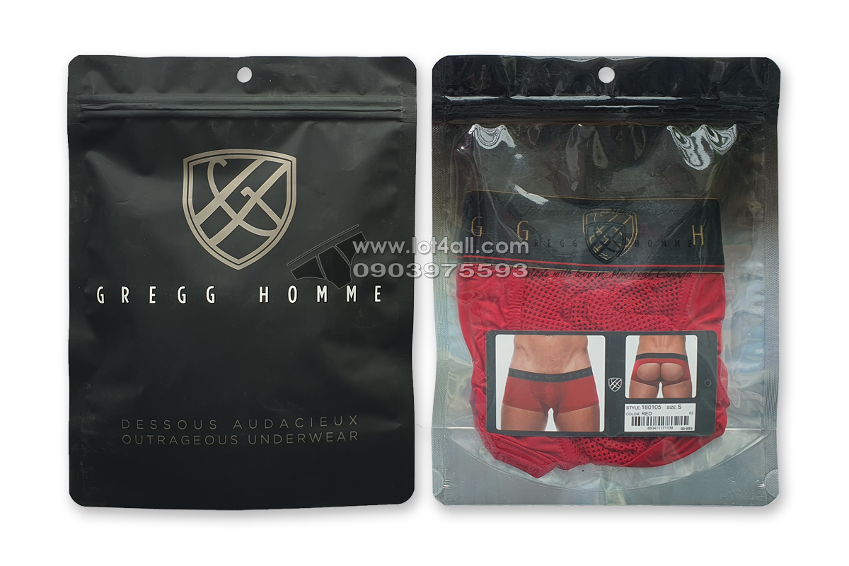 Quần lót nam Gregg Homme 180105 2xposed Trunk Red