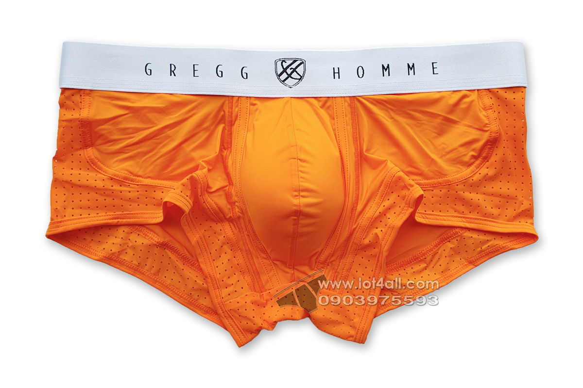Quần lót nam Gregg Homme 180405 Push Up 4.0 Padded Trunk Orange