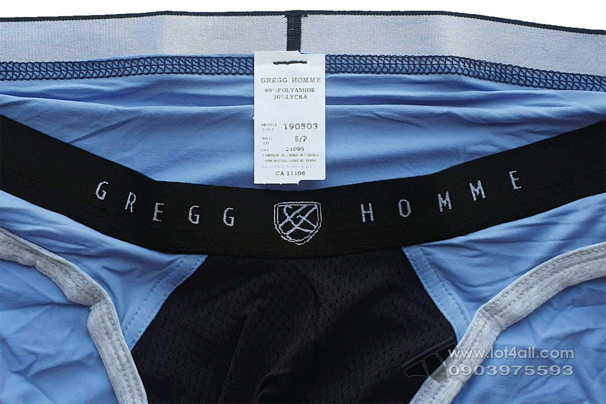 Quần lót nam Gregg Homme 190503 Room Max Gym Brief Blue