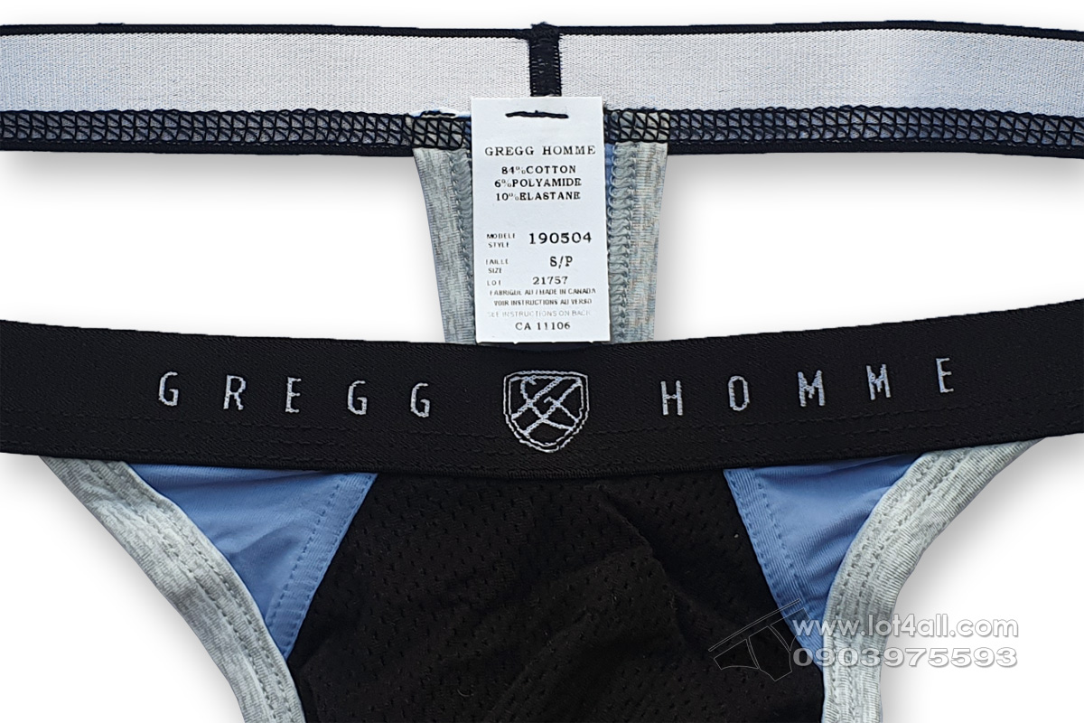 Quần lót nam Gregg Homme 190504 Room Max Gym Thong Blue