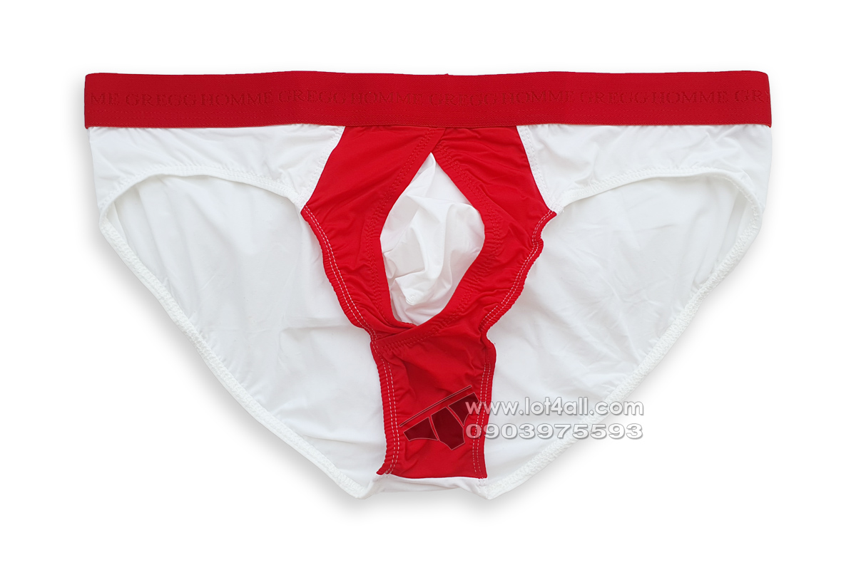 Quần lót nam Gregg Homme 87303 Pump-Up Brief White