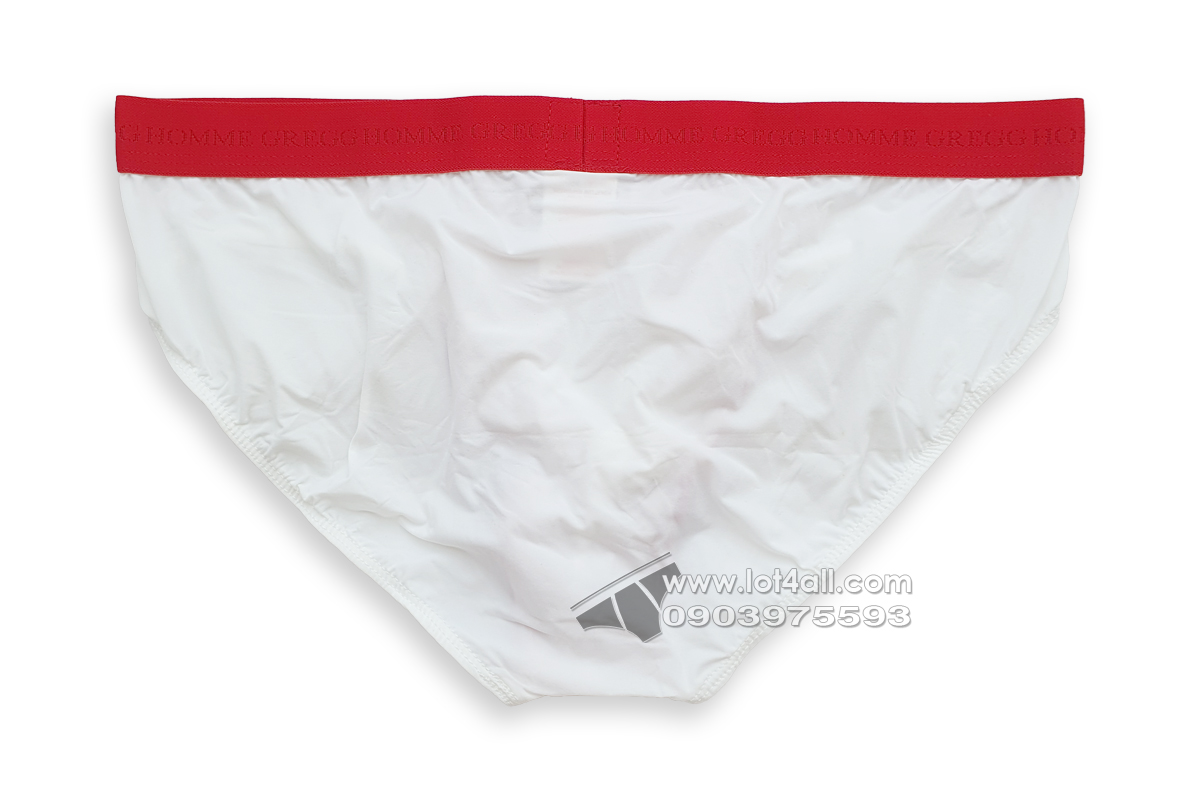 Quần lót nam Gregg Homme 87303 Pump-Up Brief White