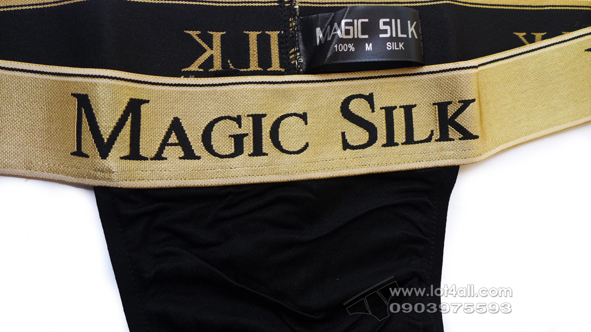 Quần lót nam cao cấp Magic Silk 4586 Silk Knit Micro Thong Black