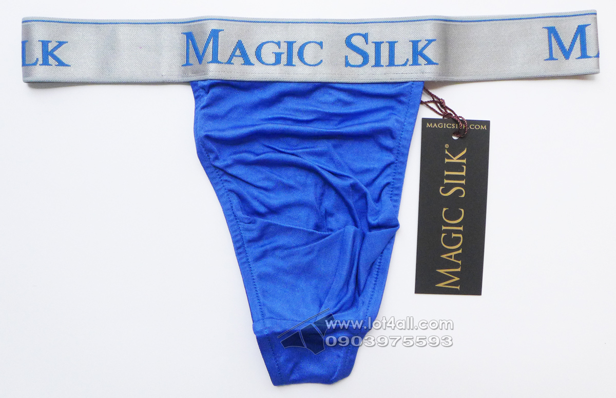 Quần lót nam cao cấp Magic Silk 4586 Silk Knit Micro Thong Cobalt