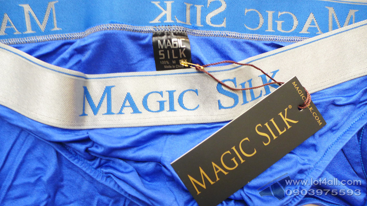 Quần lót nam cao cấp Magic Silk 6386 Silk Low Rise Brief Cobalt