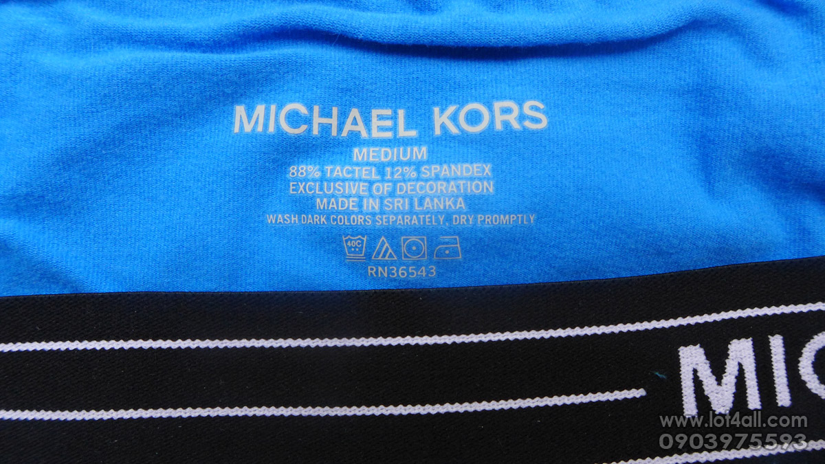 Quần lót nam cao cấp Michael Kors Microfiber Stretch Trunk Blue Mist
