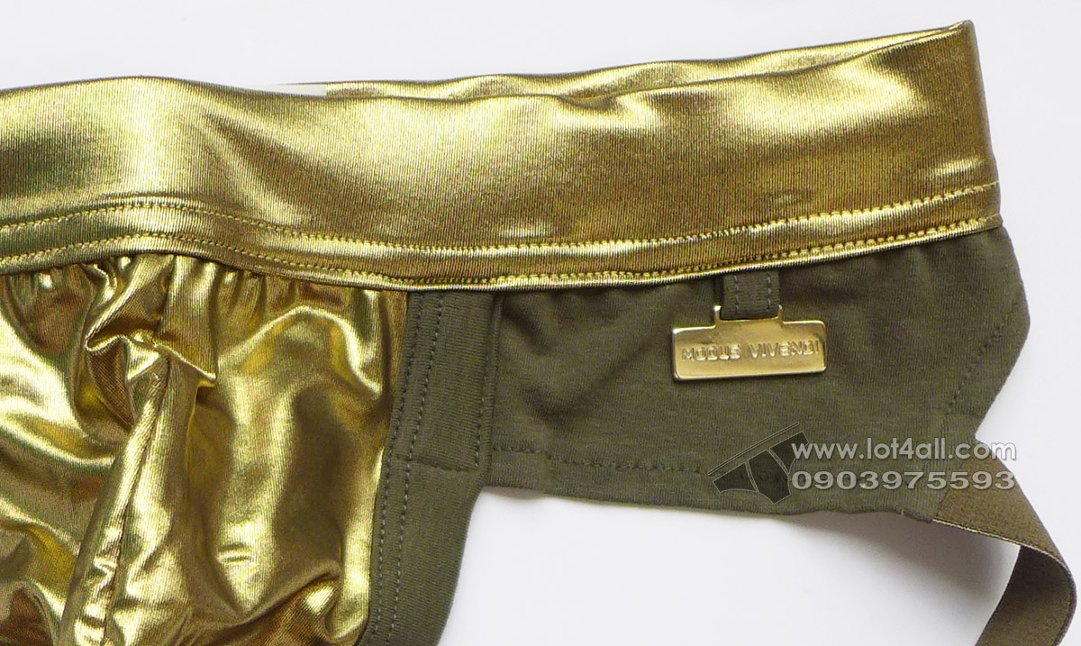 Quần lót nam Modus Vivendi Dusk2Dawn Jockstrap Khaki/Gold