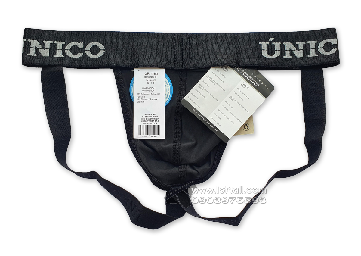 Quần lót nam Mundo Unico 12120301205 Intenso Micro Jockstrap Black