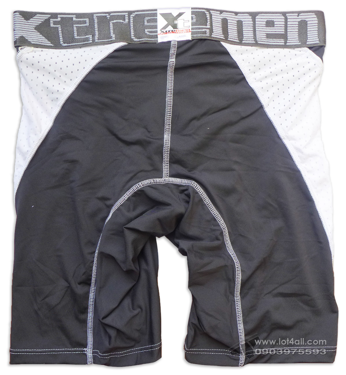 Quần lót nam Xtremen 51408 Sport Performance Breathable Boxer Gray-White