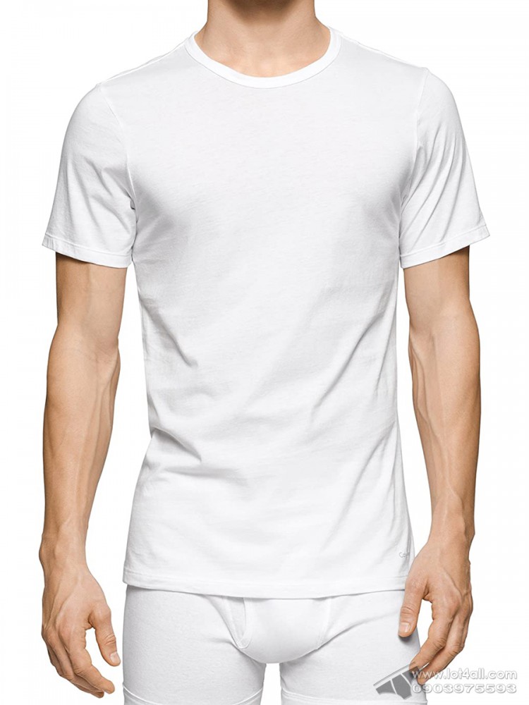 Áo lót nam Calvin Klein NB1176 Slim Fit Crew Neck T-shirt 3-pack White