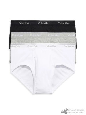 Quần lót nam Calvin Klein NB3999 Cotton Classic Brief 3-pack Black/Grey/White
