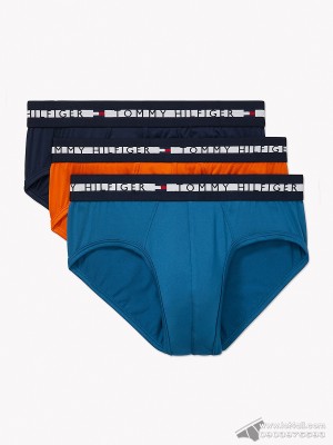Quần lót nam Tommy Hilfiger Comfort+ Brief 3-pack Blue/Orange