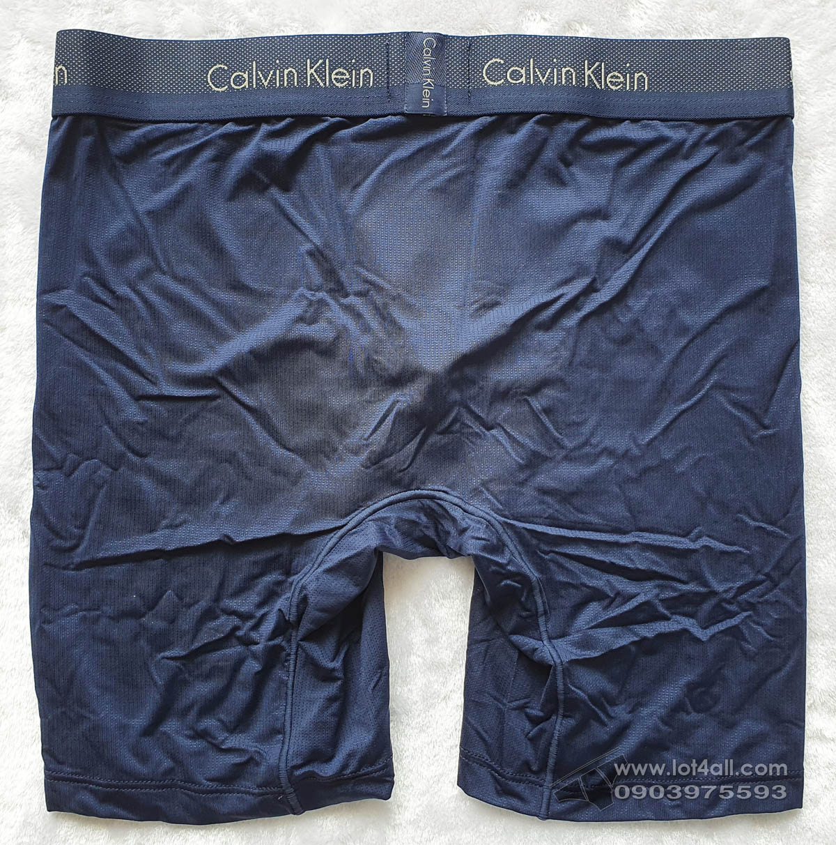 Quần lót nam Calvin Klein NB1498 Light Boxer Brief Blue Shadow