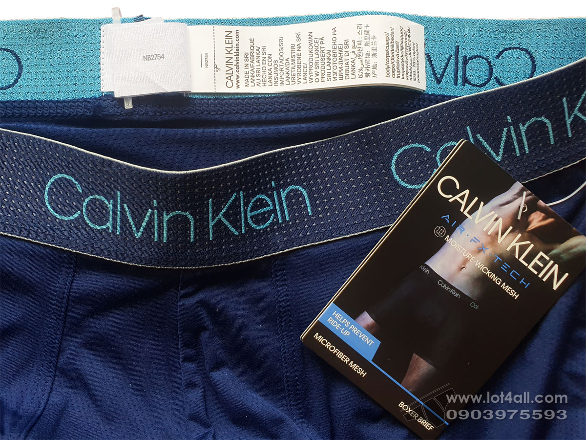 Quần lót nam Calvin Klein NB2754 Air FX Tech Micro Boxer Brief New Navy