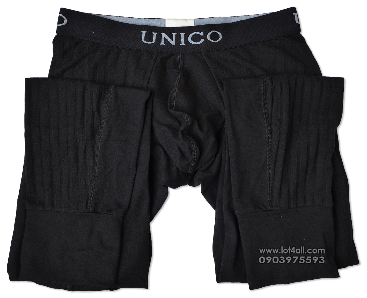 Quần lót nam cao cấp Mundo Unico 9610110199 Intenso Long Johns Black