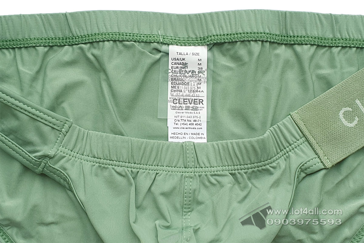 Quần lót nam Clever 1307 Tribe Bikini Green