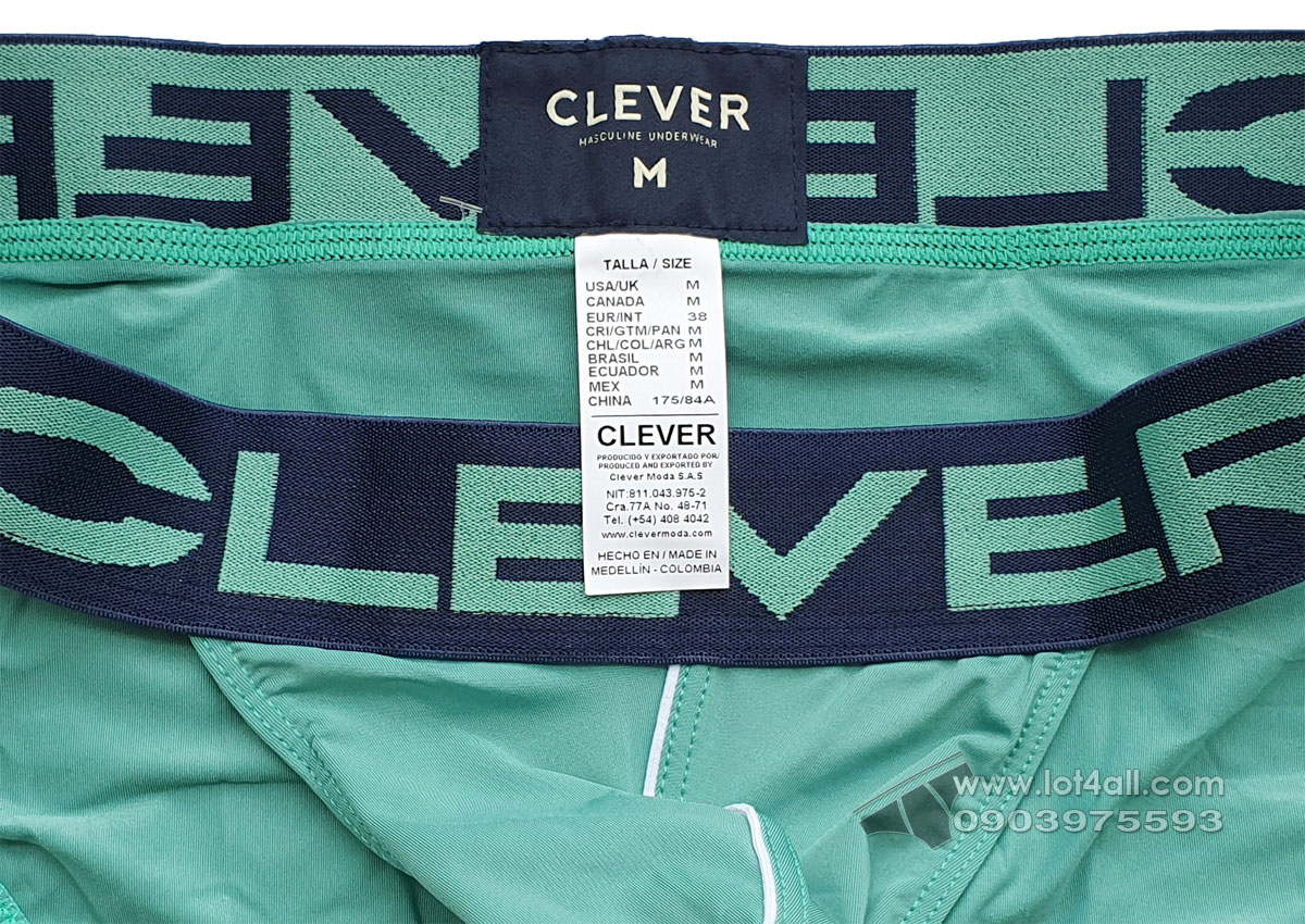 Quần lót nam Clever 1618 Mente Bikini Green