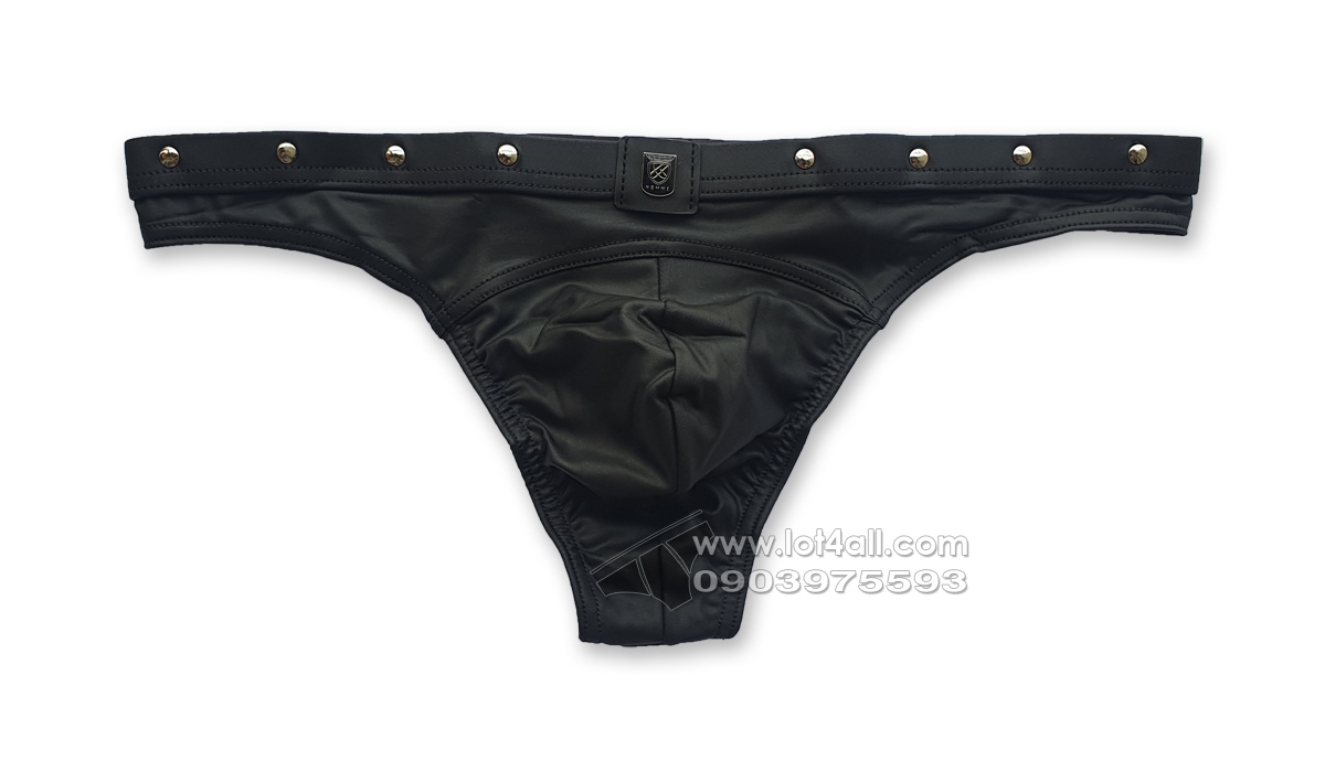 Quần lót nam Gregg Homme 173204 Scorpio Faux Leather Thong Black