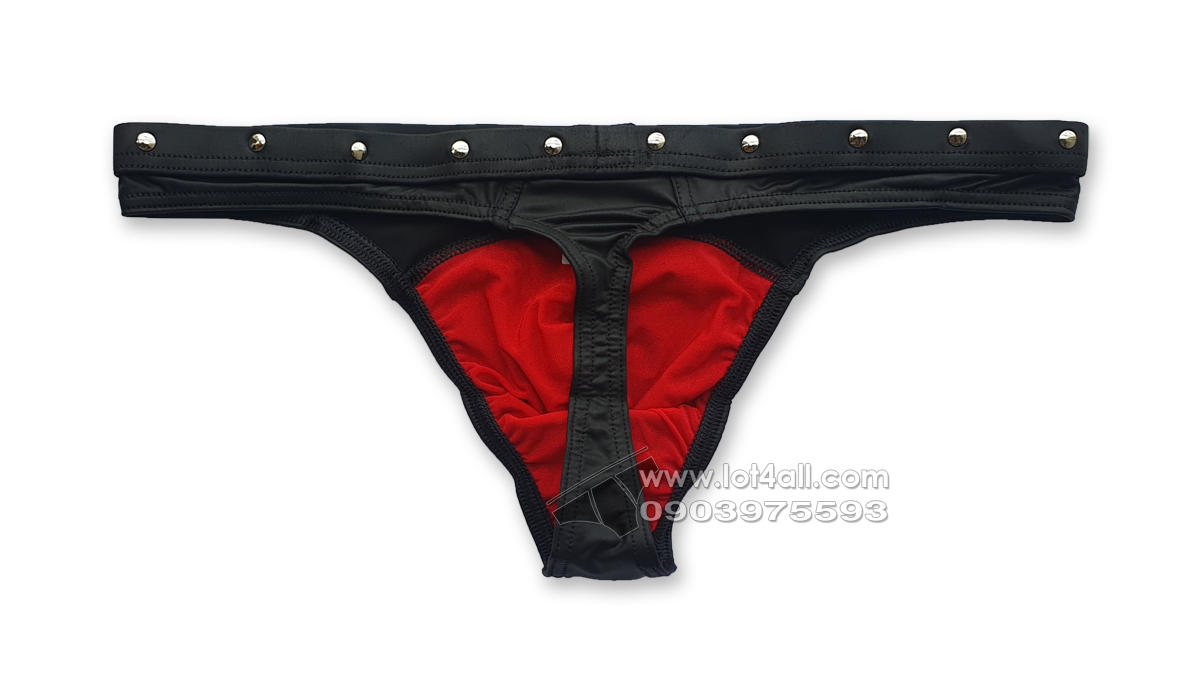 Quần lót nam Gregg Homme 173204 Scorpio Faux Leather Thong Black